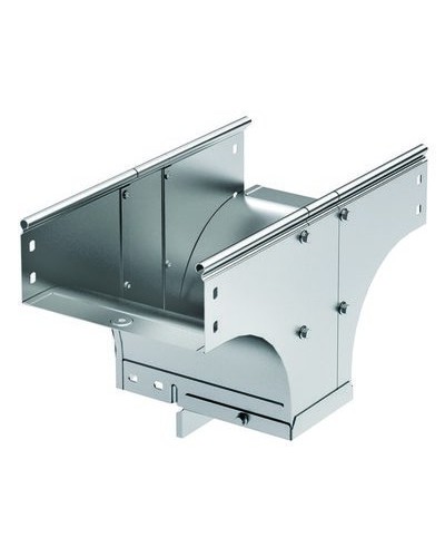 Ответвитель-переходник TDSR T-обр. вертикальный 500/200 в комплекте с крепежными элементами и соединительными в Прокопьевске Аксессуары для лотков Pintop.ru