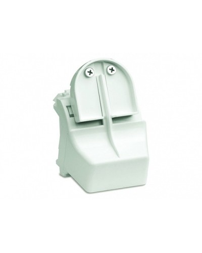 Адаптер для оптоволоконных разъемов 2хST, c системой пломбировки, белый, 2мод. DKC 76618B в Прокопьевске Аксессуары для стоек и шкафов Pintop.ru