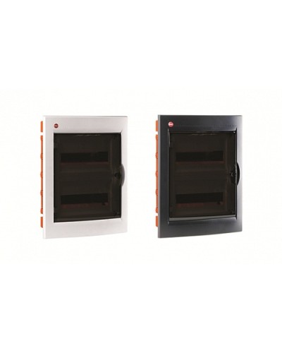 Щиток встраиваемый 24 мод.,IP 41 , черный DKC 82524 в Прокопьевске Аксессуары для стоек и шкафов Pintop.ru