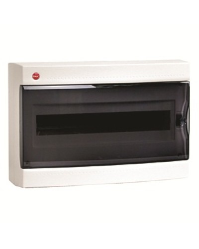 Щиток настенный-18з проз/дв IP40 бел +2 клем.бл ДКС 84918 в Прокопьевске Боксы для автоматов Pintop.ru