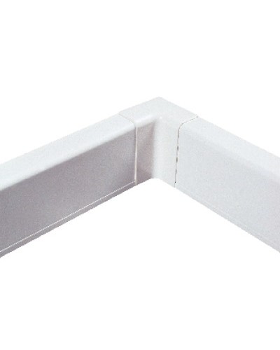 Угол внутренний для плинтусного короба 100х40 мм белый DKC AIR10042 в Прокопьевске Аксессуары для кабель-канала Pintop.ru