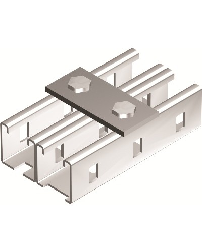 Пластина соединительная, длина 90 мм, 2отв., горячеоцинкованная DKC BMD1011HDZ в Прокопьевске Аксессуары для лотков Pintop.ru