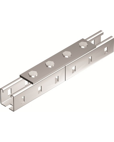 Пластина соединительная, длина 190 мм, 4отв., горячеоцинкованная DKC (BMD1012HDZ) в Прокопьевске Аксессуары для лотков Pintop.ru