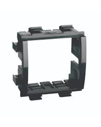 Каркас под 2 модуля Brava, чёрный DKC (F0000MB) в Прокопьевске Блоки розеток Pintop.ru