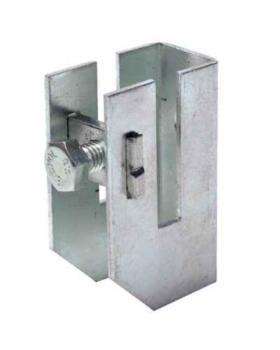 Скоба-держатель полосы с болтом DKC ND2312 в Прокопьевске Держатели, клипсы, скобы Pintop.ru