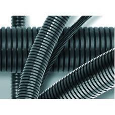 Труба гофрированная DN12мм, ПВ-0, д. вн. 12,2 мм, д. нар. 15,8 мм, полиамид с протяжкой DKC PA611216F0