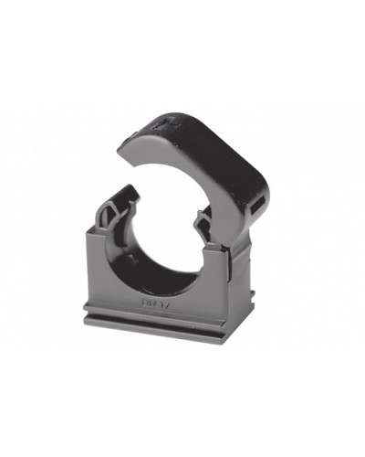 Держатель с крышкой DN 10 мм, полиамид, цвет чёрный DKC PASW10N в Прокопьевске Держатели, клипсы, скобы Pintop.ru