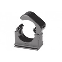 Держатель с крышкой DN 17 мм, полиамид, цвет чёрный (PASW17N)