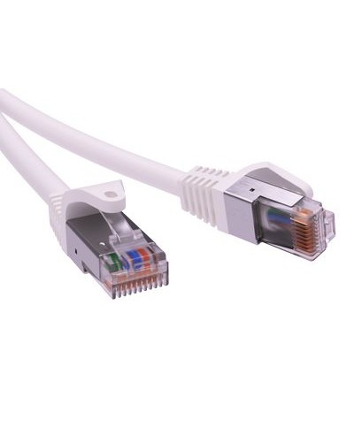 Патч-корд экранированный CAT6 F/UTP 4х2, LSZH, белый, 3м DKC RN6FU4530WH в Прокопьевске Патчкорды (медные) Pintop.ru