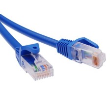 Патч-корд неэкранированный CAT6 U/UTP 4х2, LSZH, синий, 1м DKC RN6UU4510BL
