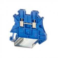 Клемма проходная, винтовой зажим, 2.5 кв.мм, синяя DKC (TUR-2.5-BU)
