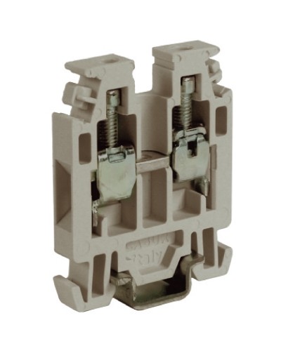 Зажим 2,5 кв.мм серый DKC ZRN500GR в Прокопьевске Крепежные изделия Pintop.ru