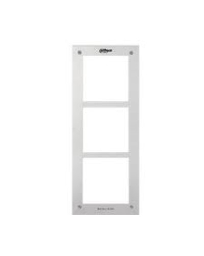 Рамка металическая для 3 модулей Dahua VTOF003 в Прокопьевске Дополнительное оборудование для СКУД Pintop.ru