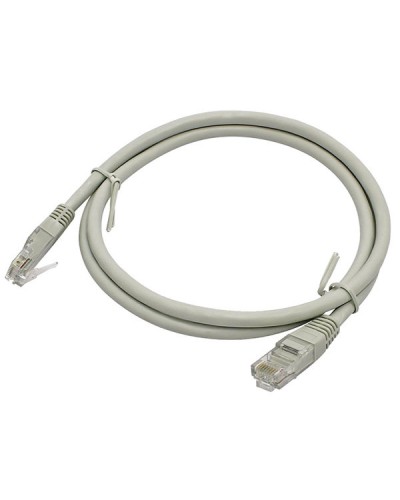 Шнур коммутационный U/UTP категория 5e PVC 2,0 м, серый DR-180009 - Datarex в Прокопьевске Патчкорды (медные) Pintop.ru