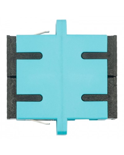 Адаптер оптический проходной SC-SC, OM3, дуплекс (duplex), бирюзовый Datarex DR-541023 в Прокопьевске Коммутационные изделия Pintop.ru