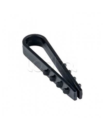 Дюбель-хомут для круглого кабеля (5-10мм) черный (50шт.) EKF PROxima (plc-ncs50-5x10b) в Прокопьевске Крепеж: Дюбели, шурупы, саморезы Pintop.ru