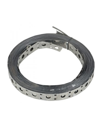 Лента перфорированная монтажная прямая 12х0,55 (25 м) EKF (lpm12x0.55) в Прокопьевске Стяжки-хомуты Pintop.ru