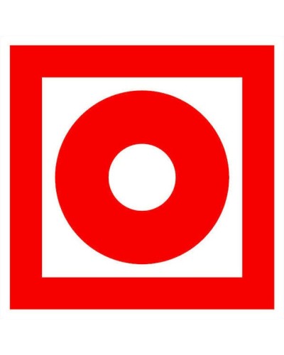 Знак F 10 Кнопка включения установок (систем) пожарной автоматики 200х200,пластик EKF (pn-f-10-f) в Прокопьевске Дополнительное оборудование для ОПС Pintop.ru