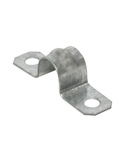 Скоба металлическая двухлапковая d16-17 мм (10 шт) EKF PROxima (sm-2-16-17-r) в Прокопьевске Держатели, клипсы, скобы Pintop.ru