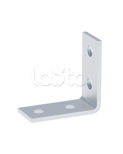 STRUT-пластина угловая 90гр. 4 отверстия HDZ EKF (stpu4-HDZ) в Прокопьевске Аксессуары для лотков Pintop.ru