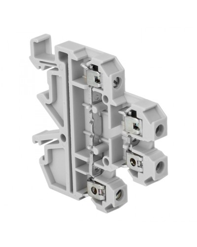 Клемма винтовая двухуровневая JXB-4/35 серая EKF (plc-jxb-2-4/35gy) в Прокопьевске Клеммные колодки Pintop.ru