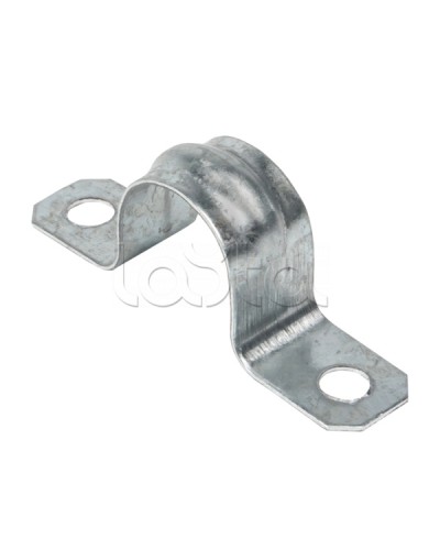 Скоба металлическая двухлапковая d19-20 мм (100 шт) EKF PROxima (sm-2-19-20) в Прокопьевске Держатели, клипсы, скобы Pintop.ru