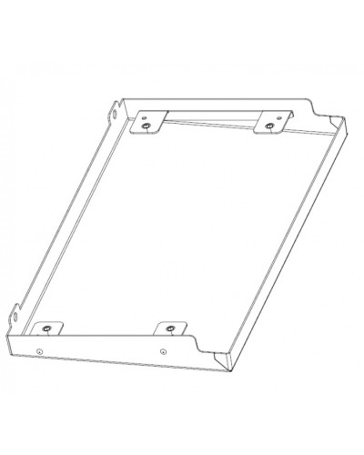 Крыша дождевая для шкафов серии EMW (Ш500 × Г300) Elbox (EMW-RR-500.300) в Прокопьевске Аксессуары для стоек и шкафов Pintop.ru