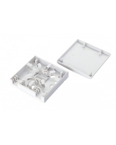 Коробка оптическая настенная 2-портовая, белый Eurolan (12B-00-SC-02WT) в Прокопьевске Розетки компьютерные и телефонные Pintop.ru