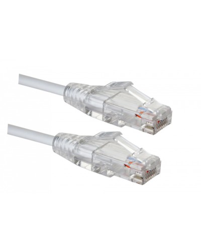 Коммутационный шнур категории 5e SLIM LINE, U/UTP, LSZH, T568B, 5 м, белый Eurolan (21S-U5-05WT) в Прокопьевске Патчкорды (медные) Pintop.ru