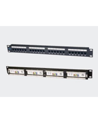Патч-панель 19, 1U, 24xRJ45 категория 5е Eurolan (27B-U5-24BL) в Прокопьевске Патч панель Pintop.ru