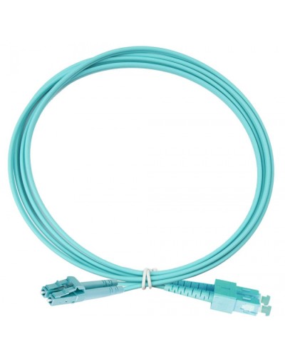 Оптический коммутационный шнур дуплексный, OM3, 2х50/125, SC-LC, 10 м Eurolan (41F-30-SC-LC-10) в Прокопьевске Патч-корды и пигтейлы Pintop.ru