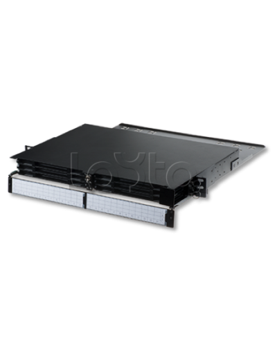 Оптическая панель серии HD 47M-30, 19 1U кассетная, 6 кассет, черный Eurolan (47M-30-00-01BL) в Прокопьевске Кросс оптический Pintop.ru