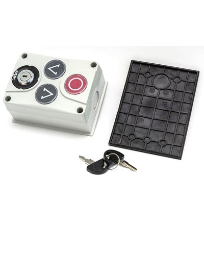 Панель управления 3х кнопочная с ключом Faac 402500 в Прокопьевске Устройства радиоуправления для шлагбаумов и автоматики Pintop.ru