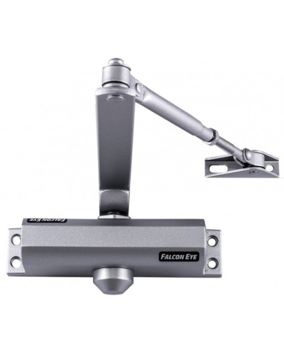 Доводчик дверной Falcon Eye FE-B2W (серебро) в Прокопьевске Доводчики Pintop.ru
