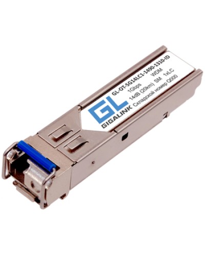 Модуль SFP Gigalink GL-OT-SG14LC1-1310-1490-I-D в Прокопьевске Модули SFP/XFP/GBIC Pintop.ru