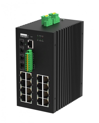 Управляемый промышленный L2+ коммутатор Gigalink GL-SW-G207-16P4ST-I(BT) в Прокопьевске Коммутаторы Pintop.ru