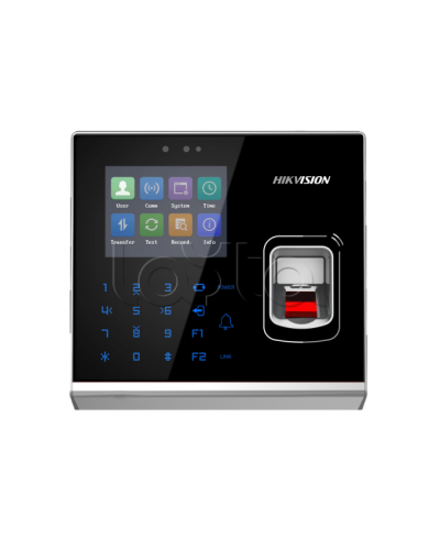 Терминал доступа со встроенными считывателями Mifare карт и отпечатков пальцев Hikvision DS-K1T201AMF в Прокопьевске Считыватели Pintop.ru