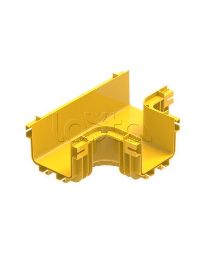 Ответвитель Т-образный пластиковый Hyperline FBTR-120-TEE в Прокопьевске Аксессуары для лотков Pintop.ru