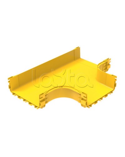 Ответвитель Т-образный 300х100 для оптического лотка Hyperline FBTR-300-TEE в Прокопьевске Аксессуары для лотков Pintop.ru