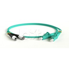 Патч-корд волоконно-оптический Hyperline FC-D2-503-LC/PR-LC/PR-H-10M-LSZH-AQ