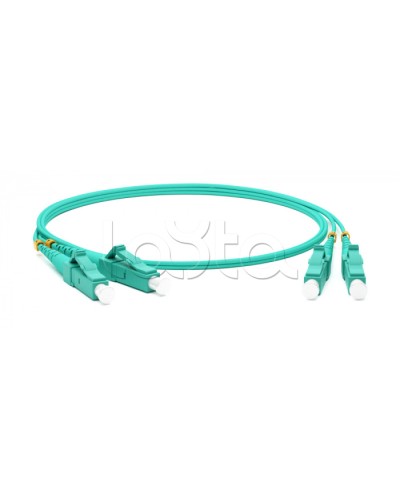 Патч-корд волоконно-оптический Hyperline FC-D2-503-LC/UR-LC/UR-H-50M-LSZH-AQ в Прокопьевске Патч-корды оптические Pintop.ru