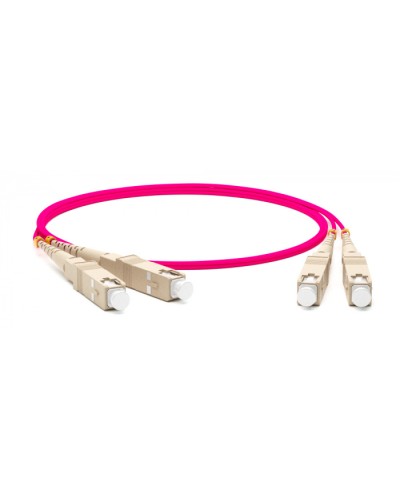 Патч-корд волоконно-оптический Hyperline FC-D2-504-SC/PR-ST/PR-H-2M-LSZH-MG в Прокопьевске Патч-корды оптические Pintop.ru