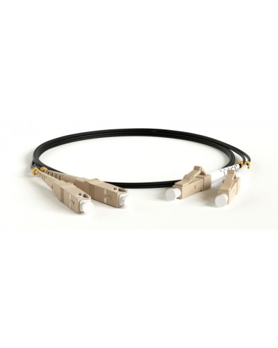 Патч-корд волоконно-оптический Hyperline FC-D2-50-SC/PR-SC/PR-H-50M-LSZH-BK в Прокопьевске Патч-корды оптические Pintop.ru