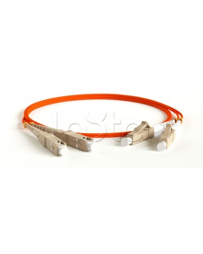 Патч-корд волоконно-оптический Hyperline FC-D2-62-LC/PR-SC/PR-H-3M-LSZH-OR в Прокопьевске Патч-корды оптические Pintop.ru