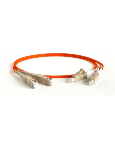 Патч-корд волоконно-оптический Hyperline FC-D2-62-LC/PR-SC/PR-H-50M-LSZH-OR в Прокопьевске Патч-корды оптические Pintop.ru