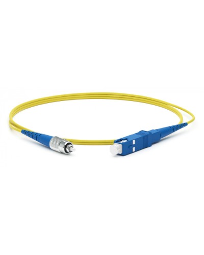 Патч-корд волоконно-оптический Hyperline FC-S2-9-FC/UR-FC/UR-H-15M-LSZH-YL в Прокопьевске Патч-корды оптические Pintop.ru