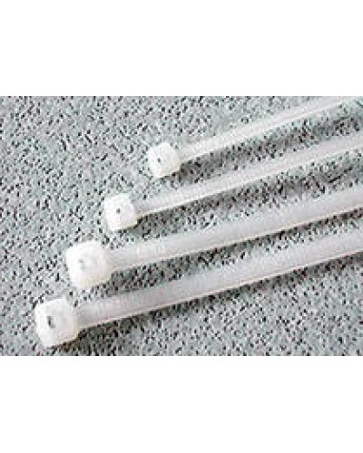 Хомут-стяжка нейлоновый, неоткрывающийся, 200х3.6 мм, белые Hyperline GT-200IC (100 шт/уп) в Прокопьевске Стяжки-хомуты Pintop.ru