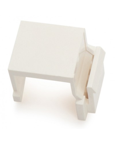 Вставка-заглушка формата Keystone Jack, белая Hyperline (KJ1-BL-WH) в Прокопьевске Патч-корды и пигтейлы Pintop.ru