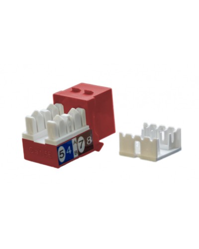 Вставка Hyperline (KJ9-8P8C-C5e-90-RD) в Прокопьевске Коннекторы Pintop.ru