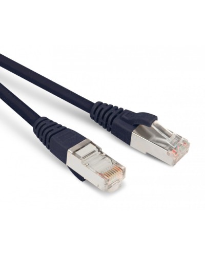 Патч-корд F/UTP Hyperline PC-LPM-STP-RJ45-RJ45-C6-5M-LSZH-BK в Прокопьевске Патчкорды (медные) Pintop.ru